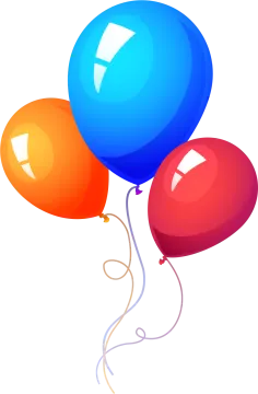 a bunch of balloons