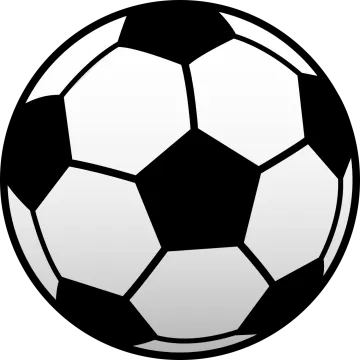 a soccer ball on a white background