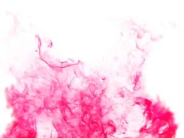 pink smoke on a white background