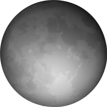 a black and white image of the moon