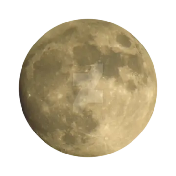 a full moon on a white background