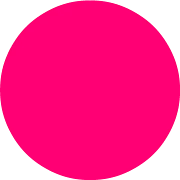 a pink circle on a white background