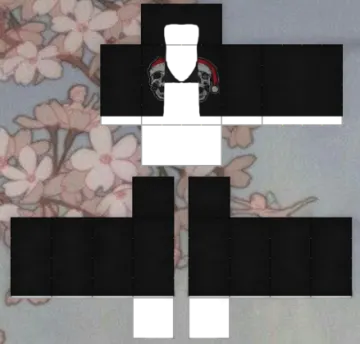 an image of a paper doll with flowers in the background
