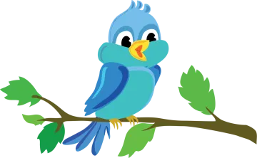a blue bird sitting on top of a branch