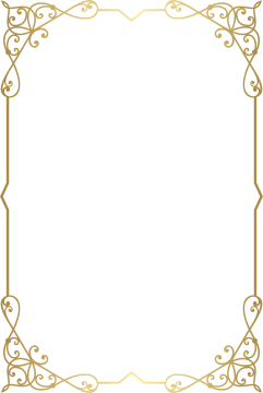 a gold frame with swirls and scrolls