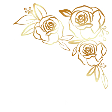 a drawing of roses on a white background