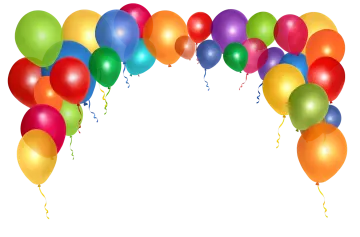 a bunch of colorful balloons