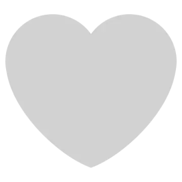 a white heart