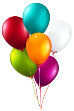 a bunch of colorful balloons