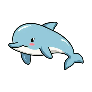 an illustration of a dolphin
