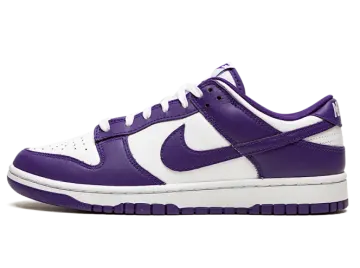 the nike dun low is available in purple and white