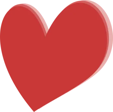 a red heart
