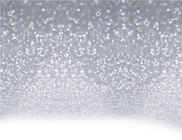 a silver glitter background with stars