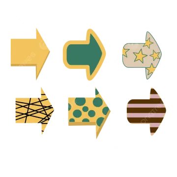 a collection of different shapes and colors
