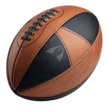 a football ball on a white background