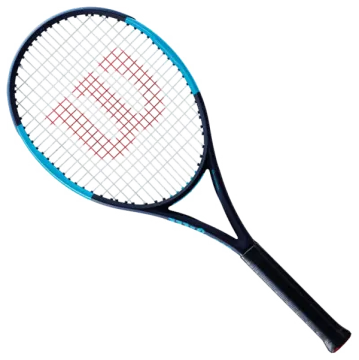 a tennis racket on a white background