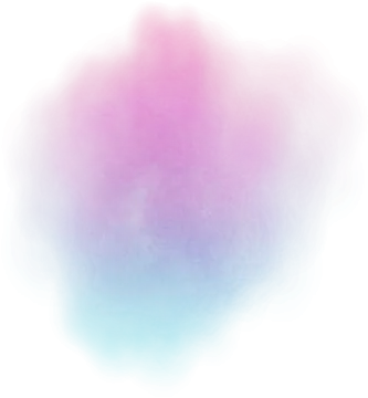 a pink and blue gradient on a white background