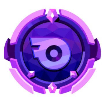a purple and blue circular with the letter c in the center