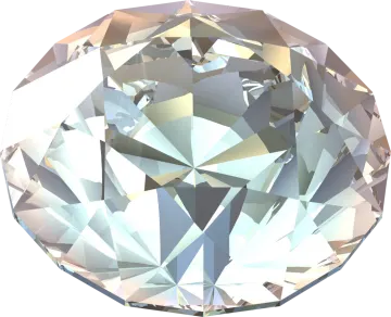 a diamond on a white background