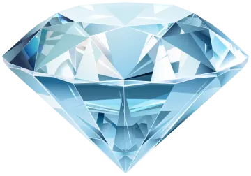 a diamond on a white background