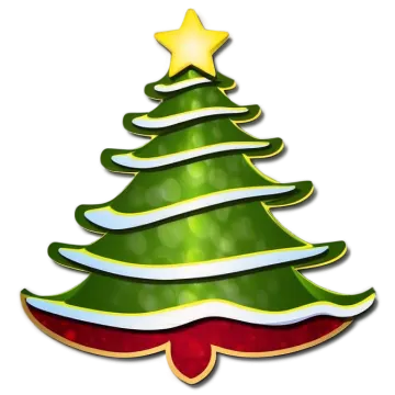 a christmas tree with a star on top