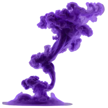 purple smoke on a white background