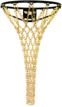 a gold and black choker with chains