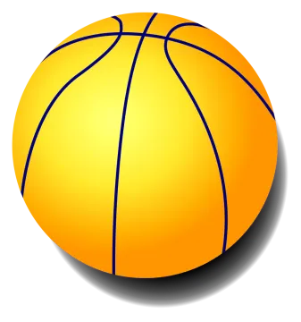 a basketball ball on a white background