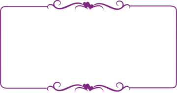 a purple frame on a white background