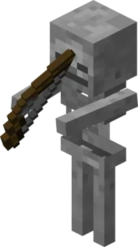 a pixel with a gun in its hand