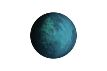 an image of a blue planet on a white background