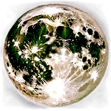 a drawing of the moon