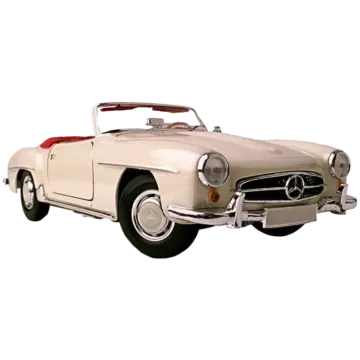 a white mercedes roadster convertible car