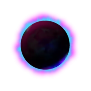 an image of a black hole in the sky