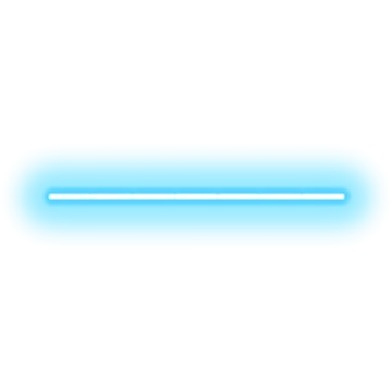 a blue light on a white background
