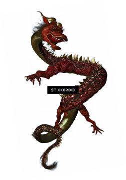 an image of a red dragon with its mouth open