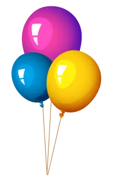 a bunch of balloons