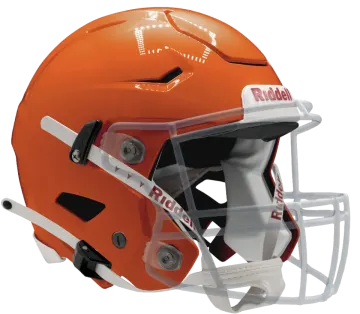 a football helmet with the word rid on it