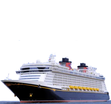 a large cruise ship