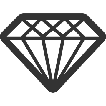a diamond icon on a white background
