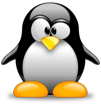 a cartoon penguin sitting on the ground