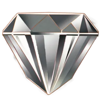 a black diamond on a white background