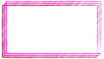 a pink frame on a white background