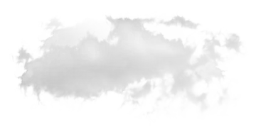 a cloud in the sky on a white background