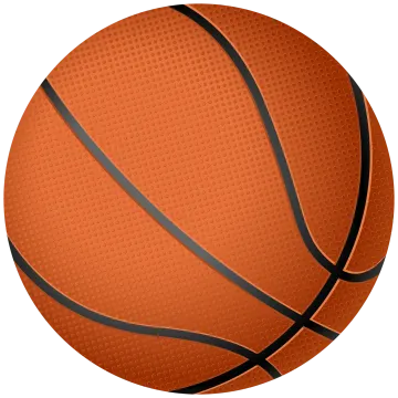 a basketball ball on a white background