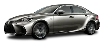 a silver car on a white background