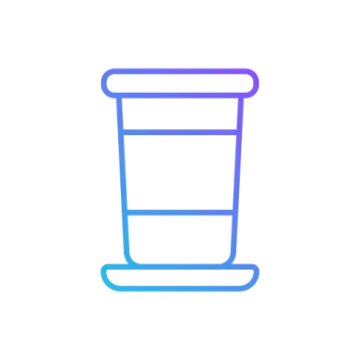 a glass of water icon
