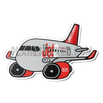 a sticker of an airplane with the word air canada on it