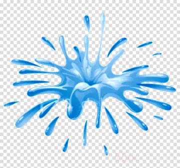 blue paint splash png clipart