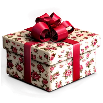 a gift box with a red bow on it